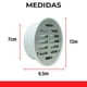 thumbnail image 2 of COLADERA UNIVERSAL REJILLA ACERO INOX CON TAPA ANTI-OLORES Coflex PC-102/PC-B100, 2 of 5