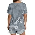 thumbnail image 4 of STETMN Women's Short Sleeve Tops Trendy Print T-shirt Loose Spring Summer Crewneck T-shirts, 4 of 4
