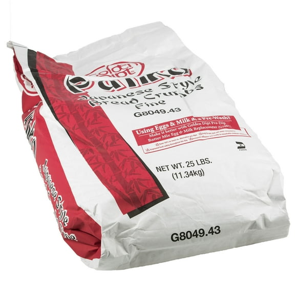 Golden Dipt 25 lb. Japanese-Style Fine Panko Bread Crumbs