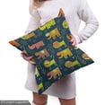thumbnail image 4 of Ambesonne Wildlife Fabric by the Yard Upholstery, Whimsical Woodland Animals, 10 Yards, Multicolor, 4 of 4