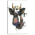 thumbnail image 2 of Magnifique Graphique Aquarelle de Chat - Art Mural sur Toile d'Animal, 2 of 3