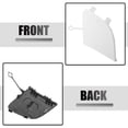 thumbnail image 4 of Front Right Car Bumper Tow Hook Cover Towing Eye Cap Fit for Mercedes-Benz GLA 45 White, 4 of 6
