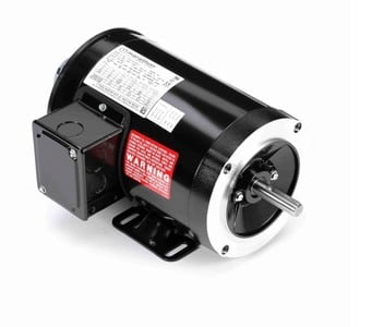 3/4 hp 1800 RPM 3-Phase 56C Frame TENV (rigid base) 230/460V Marathon Motor # Y281