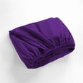 thumbnail image 6 of 500 Thread Count 3 Piece (1- Fitted Sheet + 2- Pillow cover) Quality 21 Inch Deep Pocket 100% Egyptian Cotton Color Purple Solid Size Queen, 6 of 6