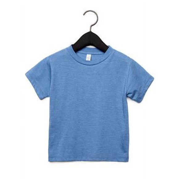Bella + Canvas. Heather Columbia Blue. 2T. 3001T. 00884913626690