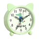 thumbnail image 1 of Pequeño reloj de noche silencioso de metal con función de luz, despertador decorativo sin tictac, 1 of 5