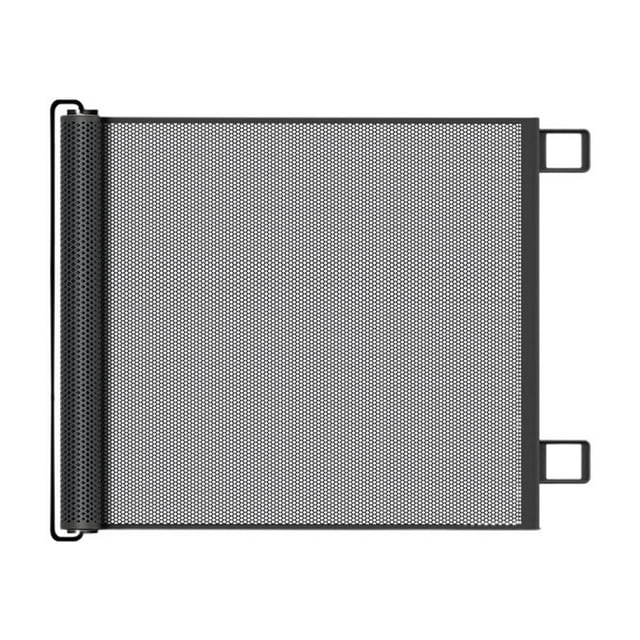 Sbyzm Barrière Rétractable pour Chien, Barrière pour Chien Verrouillable, Portes pour Animaux Sans Perçage, Barrières Rétractables pour Chien