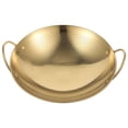 thumbnail image 1 of Stainless Steel Wok Pan Fry Pan Chinese Cooking Pan Honeycomb Structure Hot Pot, 1 of 9