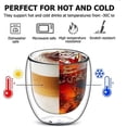 thumbnail image 5 of 6PCS Double Walled Cups Glasses Mugs,Clear Double-Walled Coffee Cups,Double-Walled, Cappuccino,Latte and Insulated(80ml)-Yvani, 5 of 5