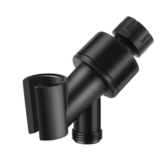 Brass Shower Head Holder - 360° Swivel & Rustproof Design, Universal Fit for Shower Arms & Hoses, for Secure Installation & Bathroom Decor