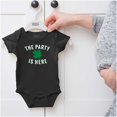 thumbnail image 5 of St Patricks Day The Party Is Here Romper Boys or Girls Infant Baby Brisco Brands NB, 5 of 6