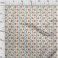 thumbnail image 3 of oneOone Cotton Jersey Rust Brown Fabric Asian Block Fabric For Sewing Printed Craft Fabric By The Yard 58 Inch Wide, 3 of 4