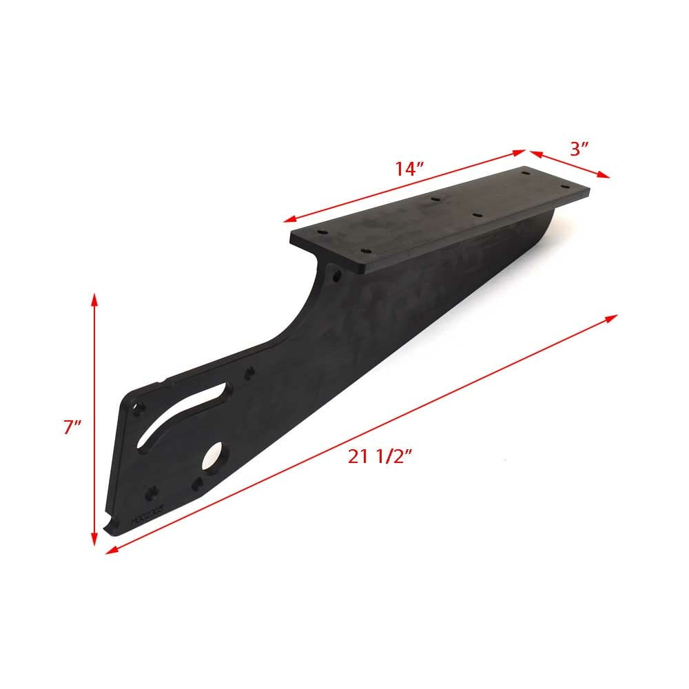 MasterCraft Boat Swim Platform Brackets 530978 | Black Aluminum 