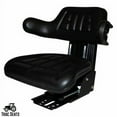 thumbnail image 2 of Black Trac Seats Tractor Suspension Seat Fits John Deere 6200 6210, 2 of 11