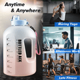 thumbnail image 5 of La botella de agua garantiza que beba suficiente agua diariamente para hacer ejercicio, gimnasio y actividades al aire libre., 5 of 5