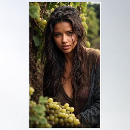 Adriana Lima Poster Wall Art, Modern Wall Decor For Living Room Bedroom, 8x12 UNFRAMED
