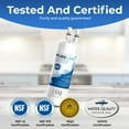 thumbnail image 4 of Pureline Whirlpool® EDR1RXD1 Replacement for Everydrop Filter 1, W10295370A, P8RFWB2L, P4RFWB, Kenmore® 46-9081 Refrigerator Water Filter (3 Pack), 4 of 4