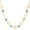 Gold-Crystal, variant on Chakra Spiritual Necklace for Women Trendy Healing Yoga 7 Chakra Symbols with Crystal Necklace Gift for Mother Sister[r3771]