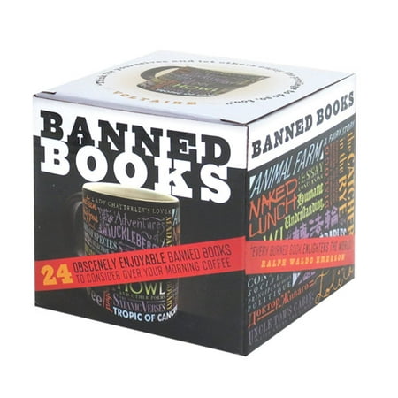 Banned Book Coffee Mug - The Best Books that Were Thought To Be Too Scandelous or Subversive To