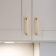 thumbnail image 3 of Goo-Ki 6 Pack 6.3" Hole Center Cabinet Pulls Shining Golden Modern Minimalist Drawer Handle Wardrobe Cabinet Door Handle, 3 of 5