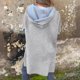thumbnail image 4 of Chaquetas y abrigos casuales con capucha de manga larga para mujer, sudadera con capucha de color liso de invierno, cárdigan con cremallera y bolsillo de tamaño mediano a largo, blusa de manga larga p, 4 of 7