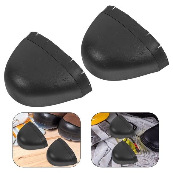 LITINKIMI 1 Pair Of Work Boot Toe Protector Black Safety Shoe Covers Impact Resistance For Factories