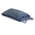 thumbnail image 2 of Vue Cheryl Knitted Cotton Throw Blanket, 50" x 60", Blue, 2 of 4