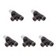 thumbnail image 2 of 5 piezas de accesorios neumáticos universales de triple vía para manguera de agua DPD-D6-01, 2 of 9