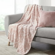 Way To Celebrate Floral Polyester Fleece Throw, 50” x 60”