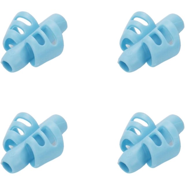 Bisbai 4 Pack Pencil Grips Pencil Grips for Handwriting Posture Correction Training Writing AIDS Handwriting Aid Tools for Training Pen Holding Posture Correction Tools,Blue
