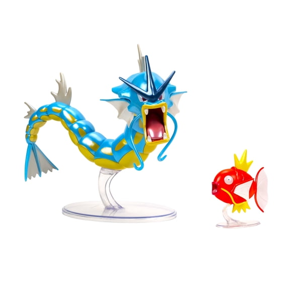 Pack de Evolución Pokémon Jazwares Select Magikarp y Gyarados