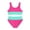 Hot Pink, variant on Shadoumai Girls Tankini Swimsuits Rash Guard Bikini Sets for Teen Girls Adjustable Straps Tankini Sets Two Pieces Beach Skirt Cute Ruched Bathing Suit Tropical Printed Swimwear with Cover Up Pants