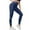 Dark Blue, variant on Xyxonk Workout Leggings for Women High Waisted Tummy Control Pants Workout Buttery Soft Athletic Leggings Stretchy Solid Color Butt Lifting Yoga Leggings Black M
