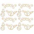 thumbnail image 2 of 16 Pcs Tranches de Bois Décoratives pour Bricolage, 2 of 4