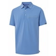 thumbnail image 2 of DTWOOO Men’s Hidden Zip Pocket Polo Shirts Short Sleeve Casual Solid Stylish Dry Fit Performance Golf Polo Shirts for Men, 2 of 9