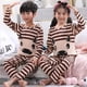 thumbnail image 1 of Conjunto de pijamas de verano para niños y niñas, ropa de casa con dibujos animados, 1 of 4