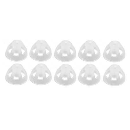 

10pcs Ear Hearing Amplifier Domes Transparent Piece Open Domes Soft Silicone Replacement Domes