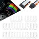 thumbnail image 1 of Ganfancp 8/24 Agujeros Cable Abierto Blanco Set Peines Extensión Hot Ofertas Del Día Liquidación 2X 4 Agujeros, 1 of 1