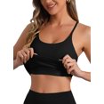 thumbnail image 4 of INSPIRE CHIC Women's Camisole Built-in Bra Padded Workout Basic Invisible Tank Top L Black, 4 of 4