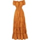 thumbnail image 1 of Zhitunemi Disfraz renacentista para mujer, vestido medieval de camisola, camisetas campesinas irlandesas debajo del vestido, 1 of 4
