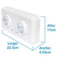 thumbnail image 4 of Lámpara LED, de Emergencia 2 Faros, 400 lm Iusa 27025, 4 of 4