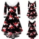 thumbnail image 4 of Vestido de Navidad elegante de mujer, vestido de noche vintage de manga larga, 4 of 4
