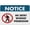 Warning Sign 2, variant on Notice No Fishing Sign 8"x12", Aluminum Tin Warning Signs for Home Outdoor Garden, Weatherproof Policy Sign for Lake