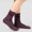 A-Purple94, variant on Babaley Kids Socks Girls Bow Decor Ruffled Edge Crew Socks Soft Comfortable Casual Daily Stylish Socks