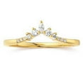 thumbnail image 2 of 18K Yellow Gold Marquise Shape Moissanite Wedding Ring for Women, 2 of 5