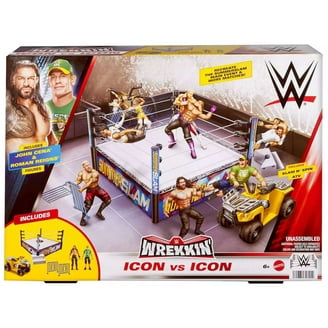 Mattel WWE RAW Brawl Ring Playset, Cody Rhodes, Seth Rollins