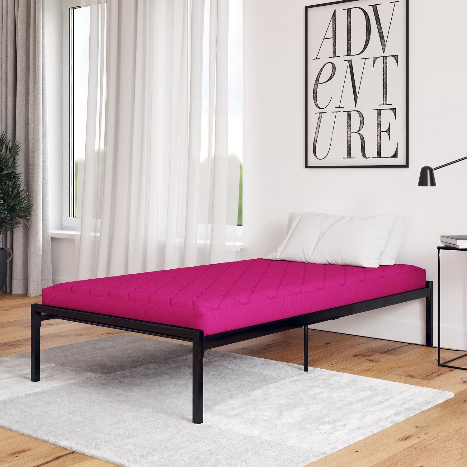 DHP Value 6" Polyester Filled Quilted Top Bunk Bed Mattress