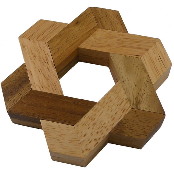 Star of David - Wooden Puzzle Brain Teaser