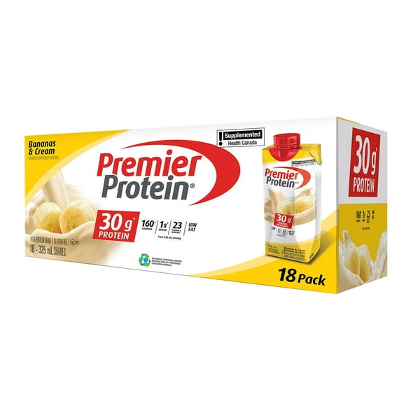 Premier Protein High-protein Banana Shake 325 mL, 18-count