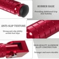 thumbnail image 2 of Estriberas traseras plegables para motocicleta JXPANG M8, rojas, plegables, 2 of 7